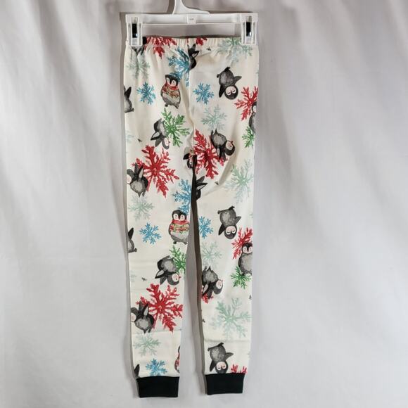 Burt's Bees Penguins and Snowflakes Print Pajama Set, Multicolor, Sz 6Y, NWT - Picture 6 of 6